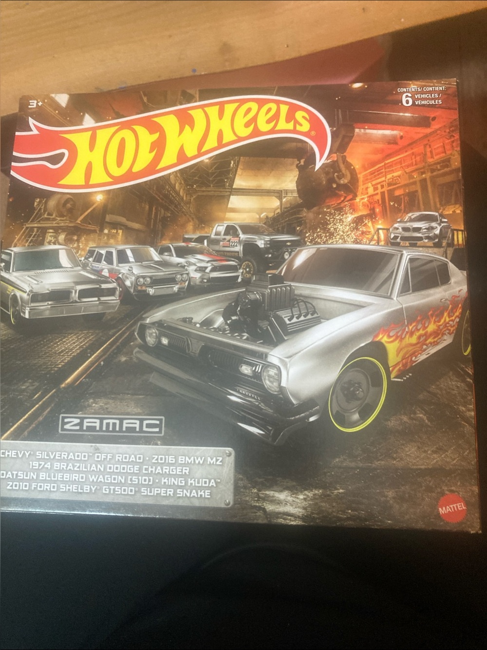 Hot Wheels Men’s Graphic Poster - Silver